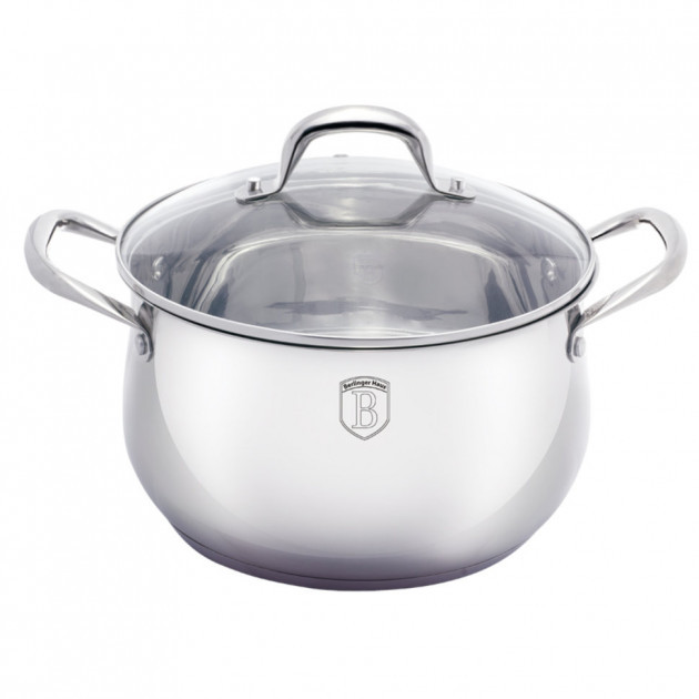 

Кастрюля 2 л 16 см Silver Belly Collection Berlinger Haus BH-1417