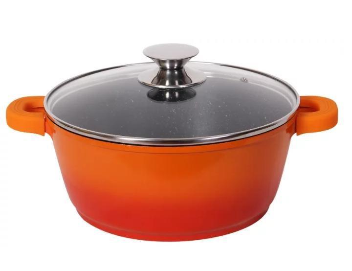 

Кастрюля 28 см Bohman BH-7328-MRB-OR