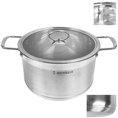 

Кастрюля 4.6 л Fashion Besser 10286