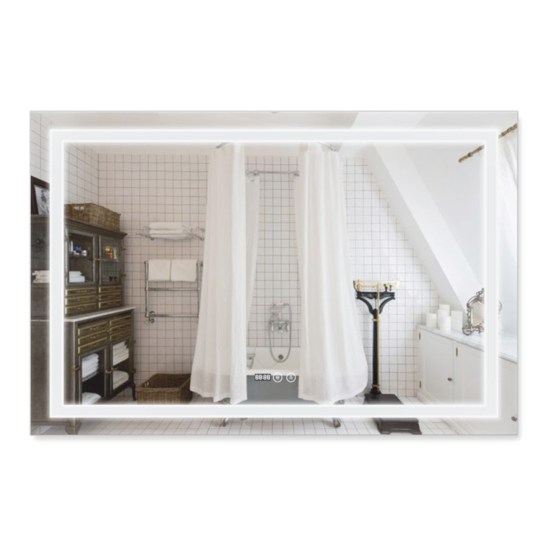 

Зеркало с подсветкой и антизапотеванием Q-tap Mideya LED DC-F613 1200*800