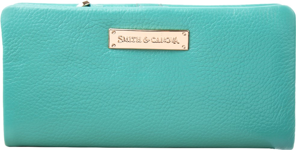 

Женский кошелек кожаный Smith & Canova FUL-28535 Peacock