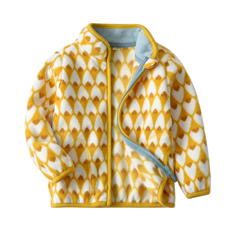

Кофта детская флисовая Heart Berni Kids (140) Желтый