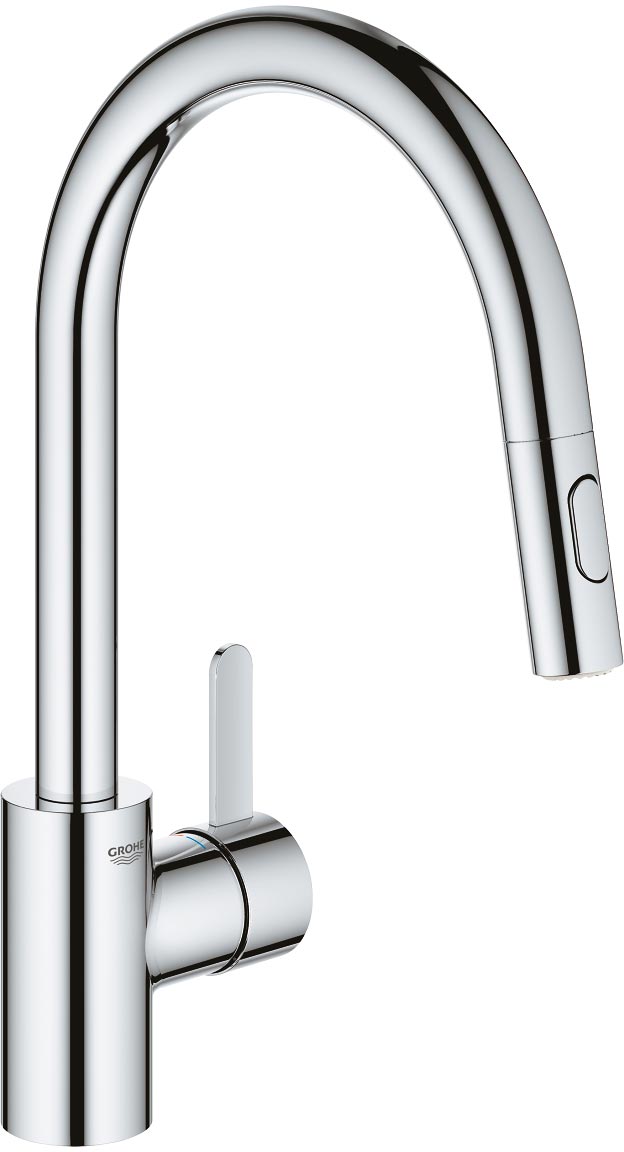 

Смеситель кухонный с выдвижным изливом GROHE Eurosmart Cosmopolitan 31481001