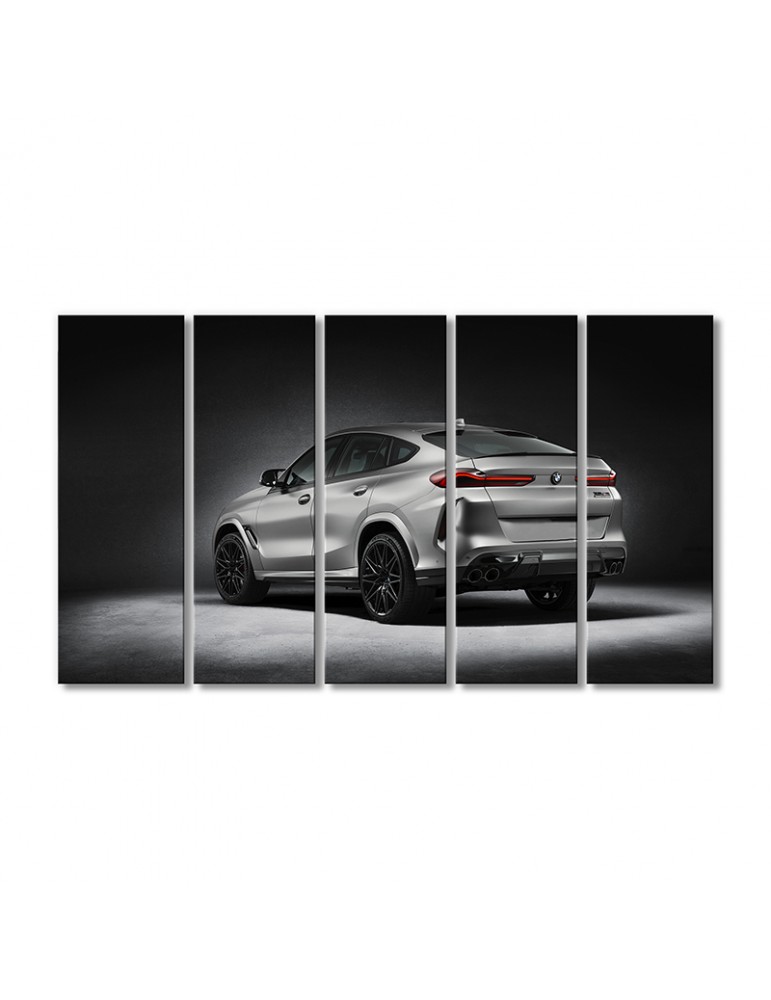 

Модульная картина Artel «Автомобиль БМВ X5 M X6 M» 5 модулей 90x135 см