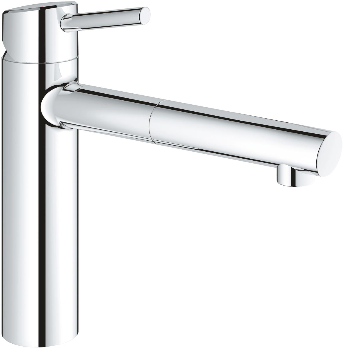 

Смеситель кухонный с выдвижным изливом GROHE Concetto 31129001