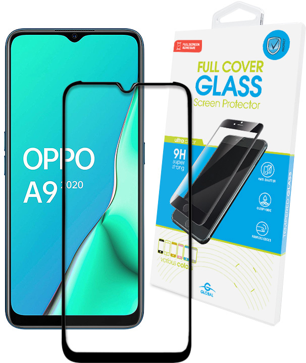 

Защитное стекло Global Full Glue для Oppo A9 2020 Black