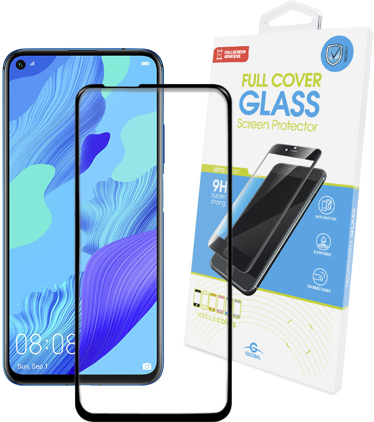 

Защитное стекло Global Full Glue для Huawei Nova 5T Black
