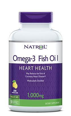 

Омега 3 Natrol Omega-3 1000mg 30% - 150 софт гель