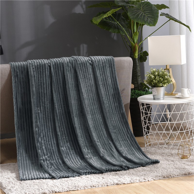 

Плед ZeinTex Полосатик 200×220 см Графитовый (13707-11)-16