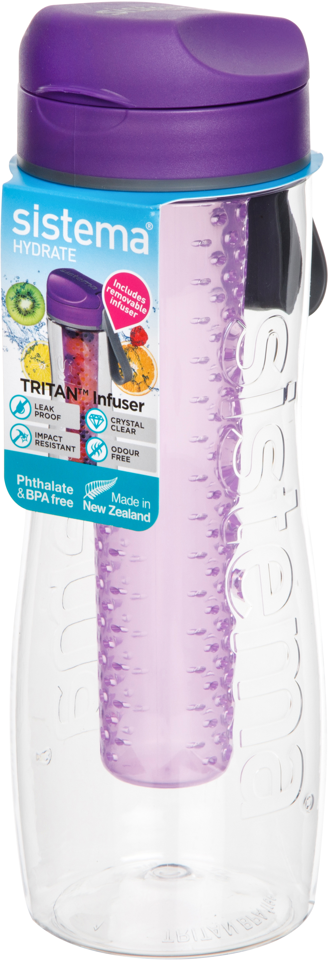 

Бутылка для воды Sistema Hydrate с диффузором Violet 800 мл (660-4 purple)