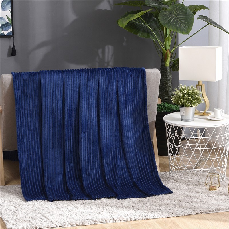 

Плед ZeinTex Полосатик 200×220 см Синий (13707-11)-11