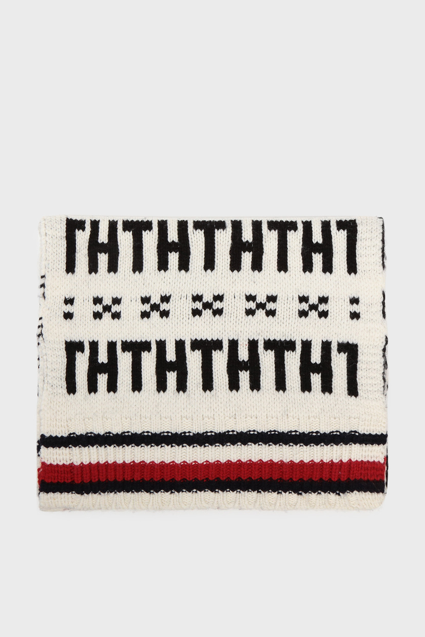 

Мужской бежевый шарф TH FAIRISLE Tommy Hilfiger OS AM0AM05679