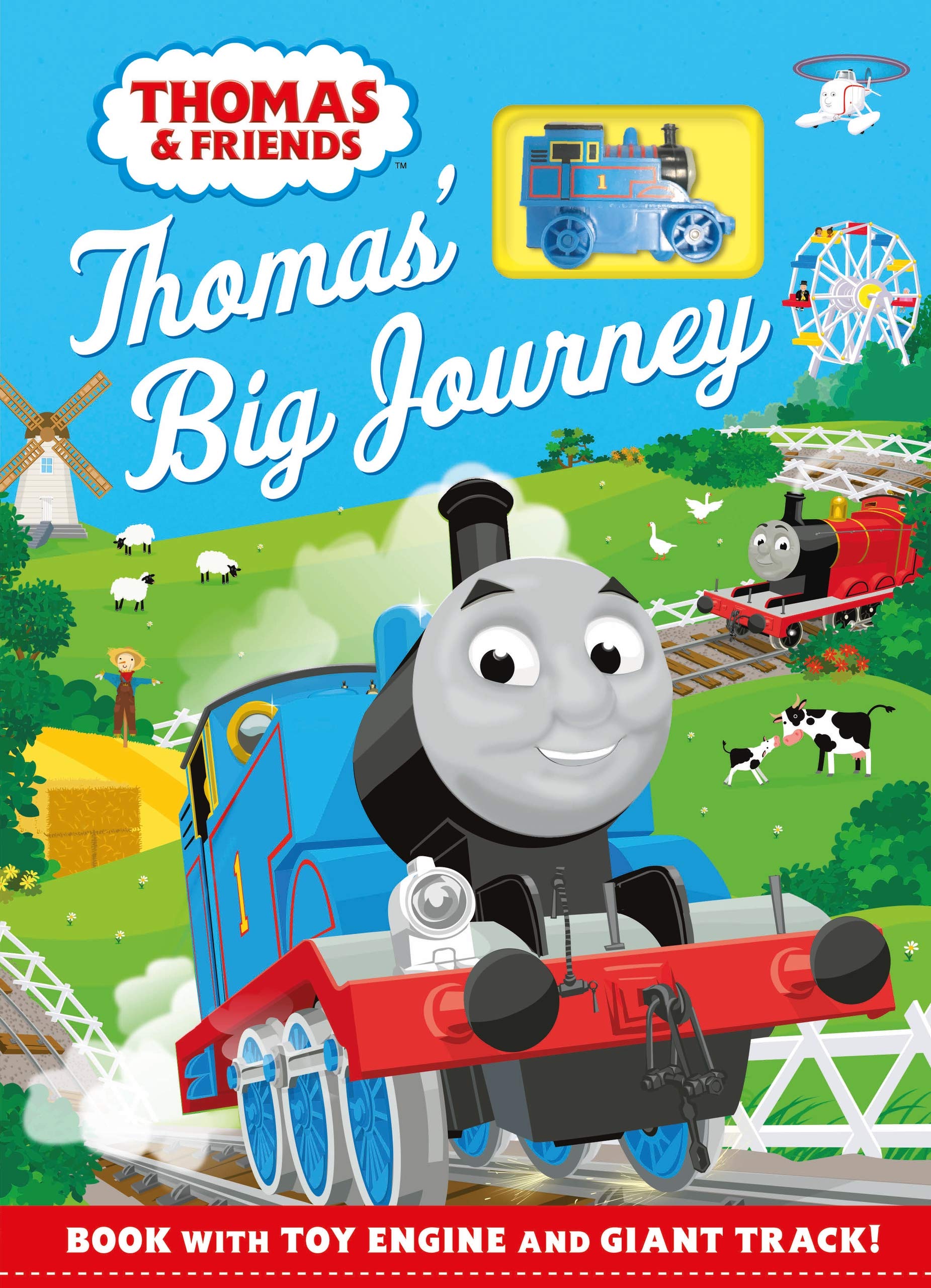 

Книга на английском языке Thomas & Friends: Thomas' Big Journey: Book with toy engine and giant track! от автора Egmont и издательства Egmont Press из Великобритании