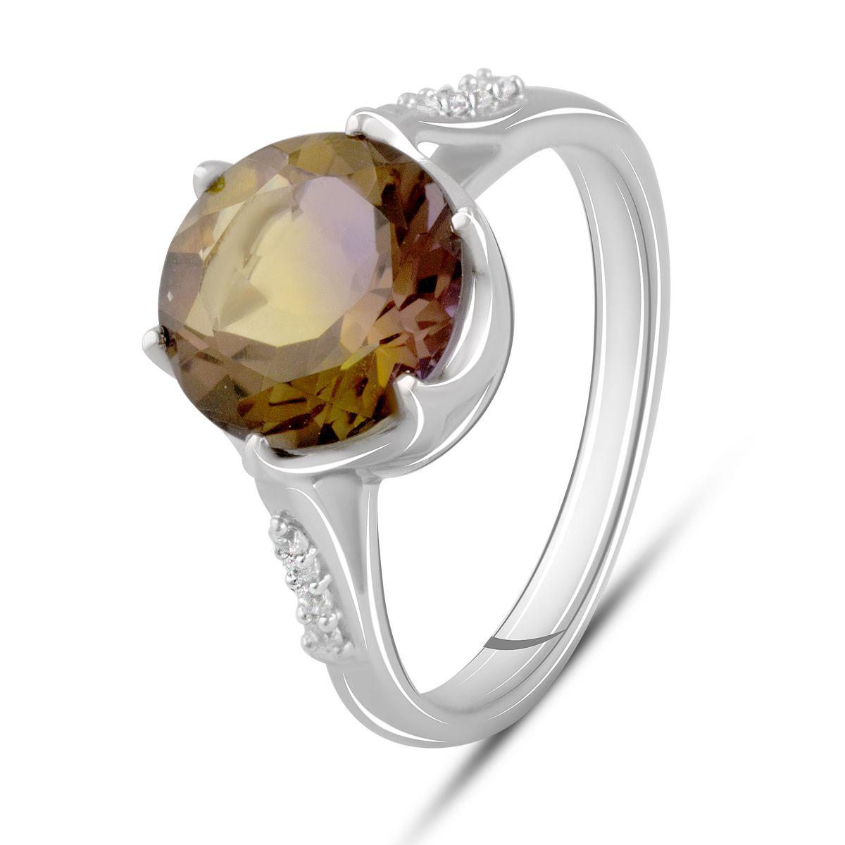 

Серебряное кольцо SilverAlex с аметрином nano 18 размер (2089056-18)