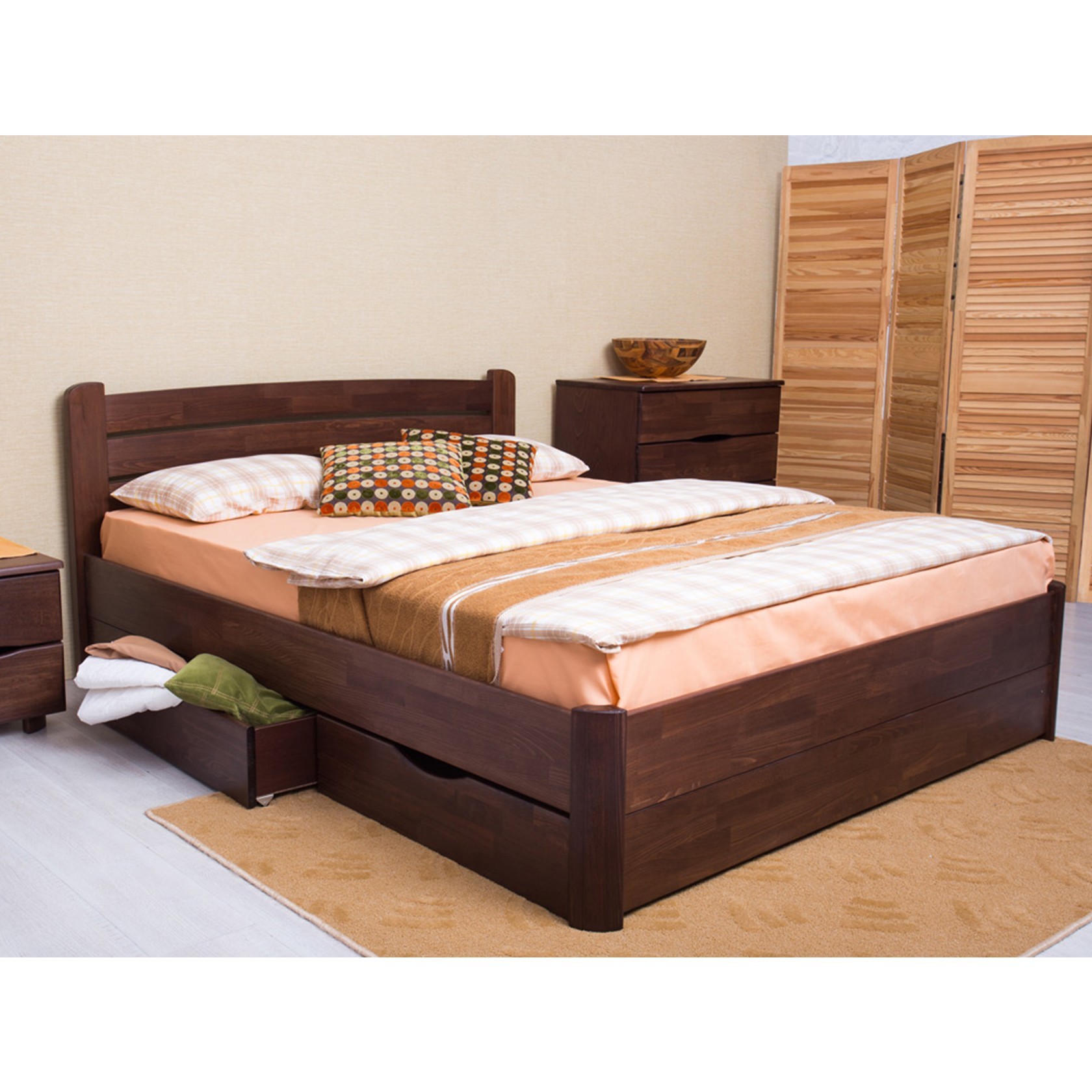 

Кровать София V с ящиками (Олимп) Венге 180х200 см 121130_04