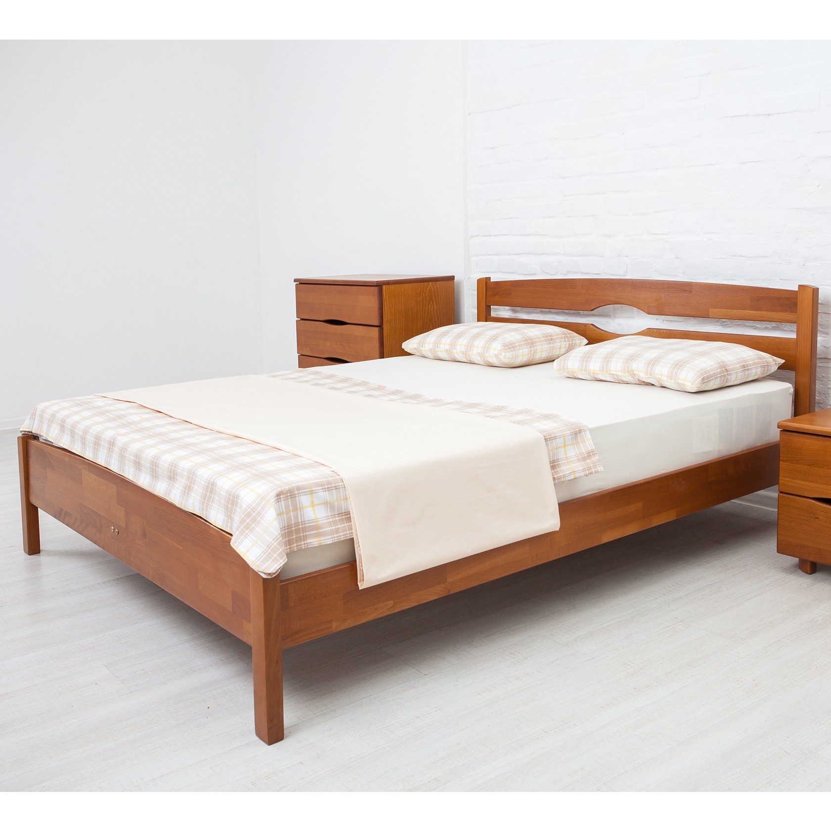 

Кровать Лика Люкс (Олимп) Орех 90х200 см 121103_02