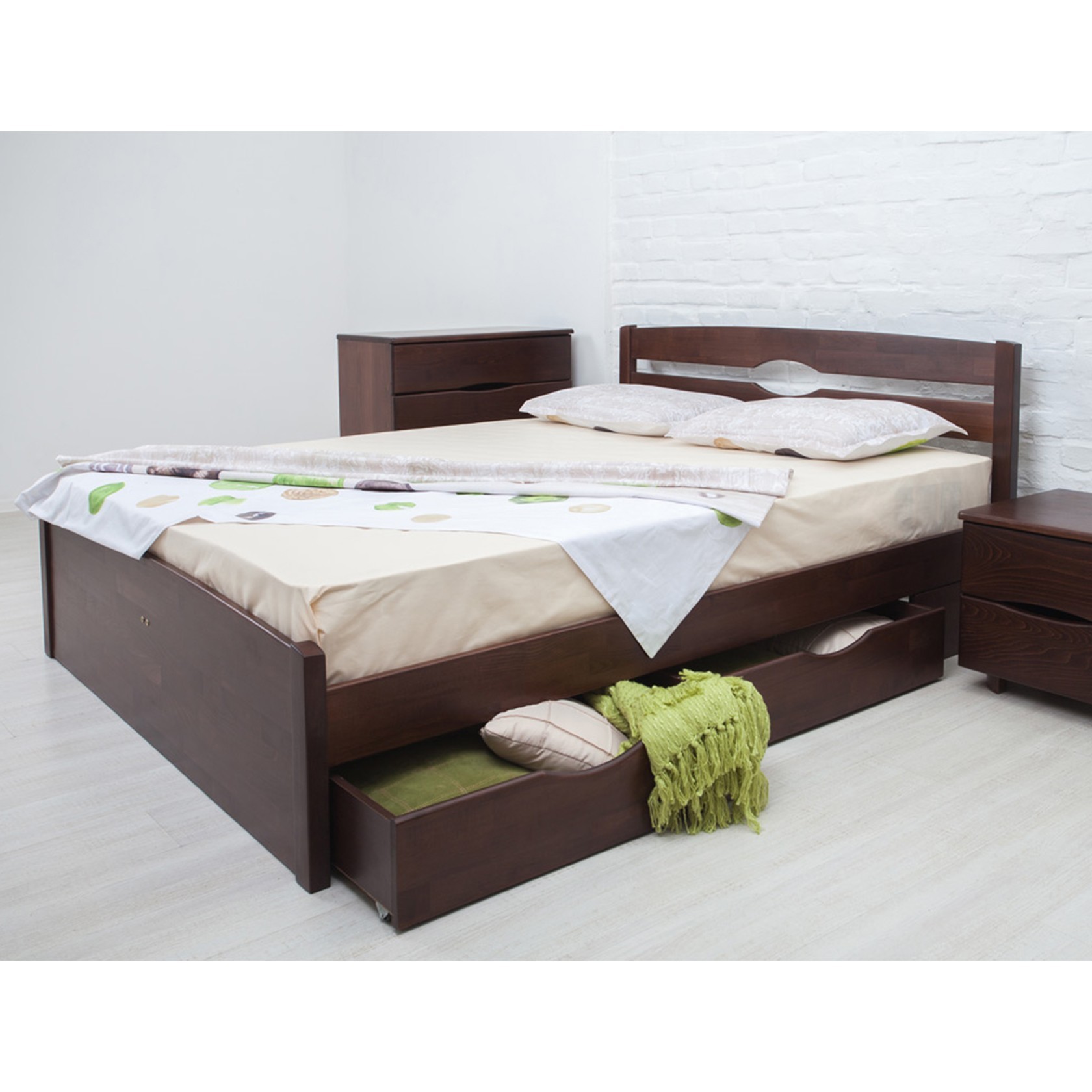 

Кровать Лика Люкс с ящиками (Олимп) Венге 180х200 см 121104_06