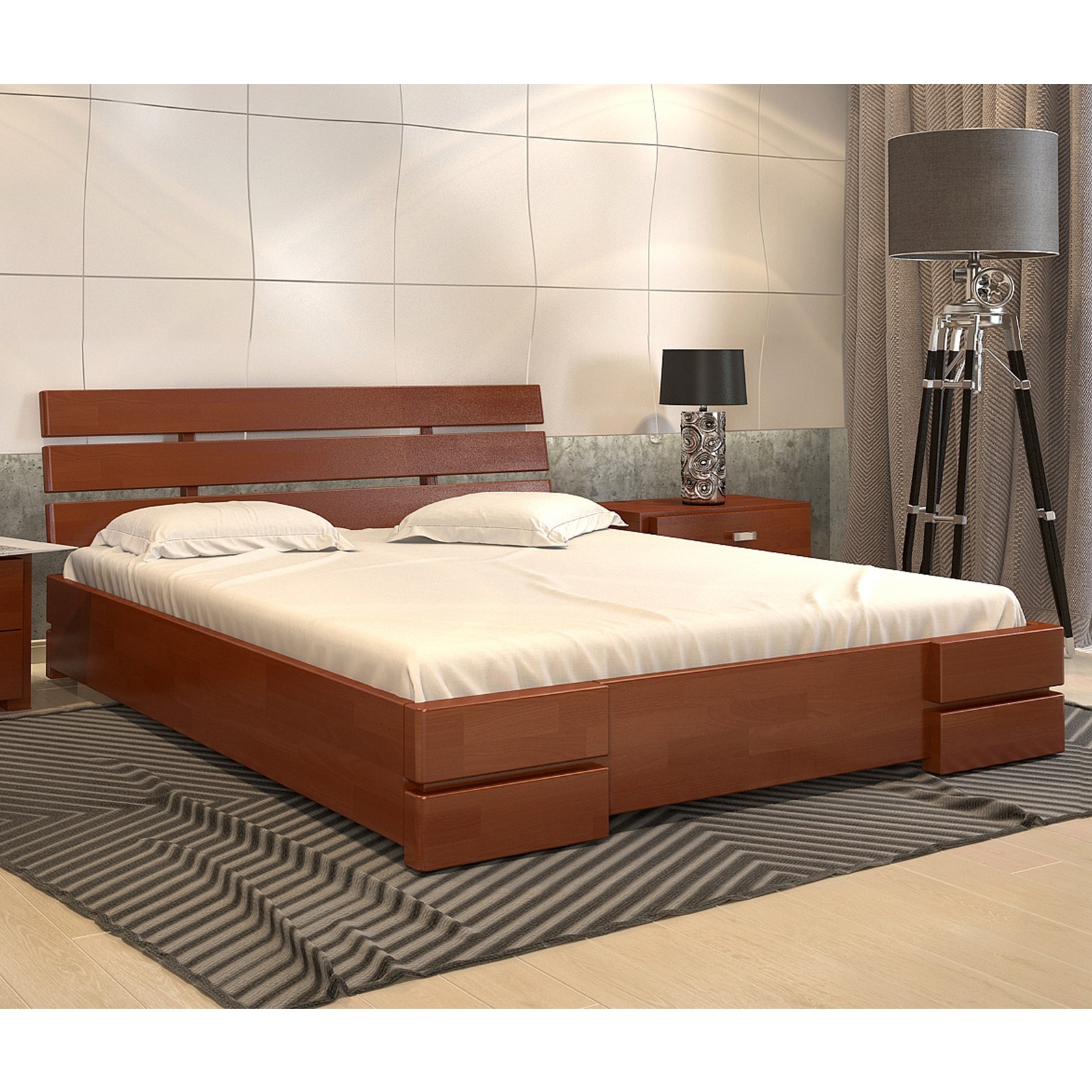 

Кровать Дали Люкс (Arbor Drev) Яблоня Локарно 140х200 см 71108_14