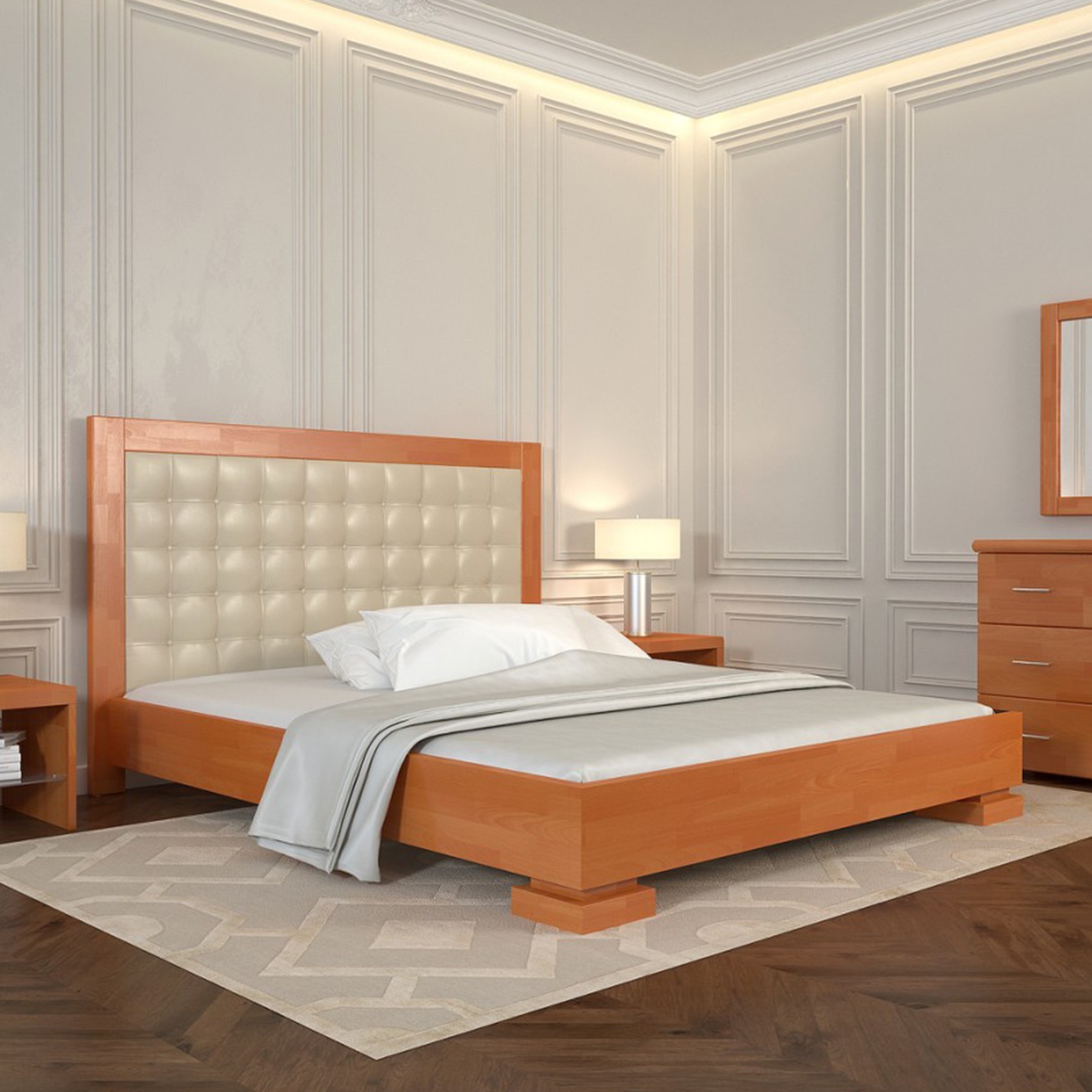 

Кровать Подиум (Arbor Drev) Ольха 160х200 см 71119_02