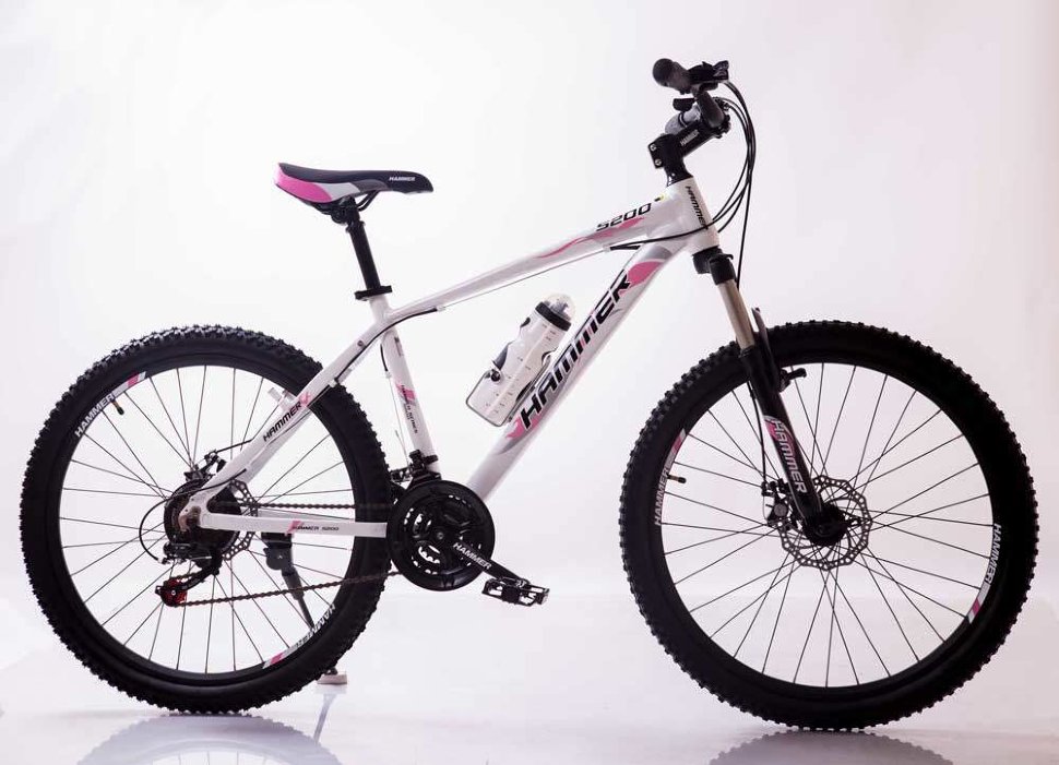 

Горный Велосипед HAMMER-26 White-Pink Япония Shimano