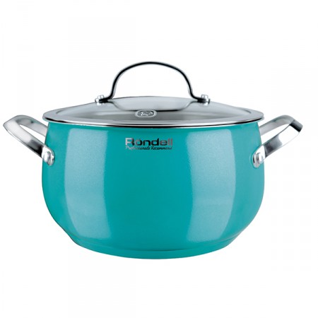 

Кастрюля RONDELL RDS-718 Turquoise с/кр 20 см 3,8 л (RDS-718)