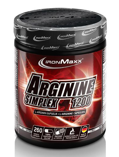 

Аргинин IronMaxx Arginin Simplex 1200 - 260 капс