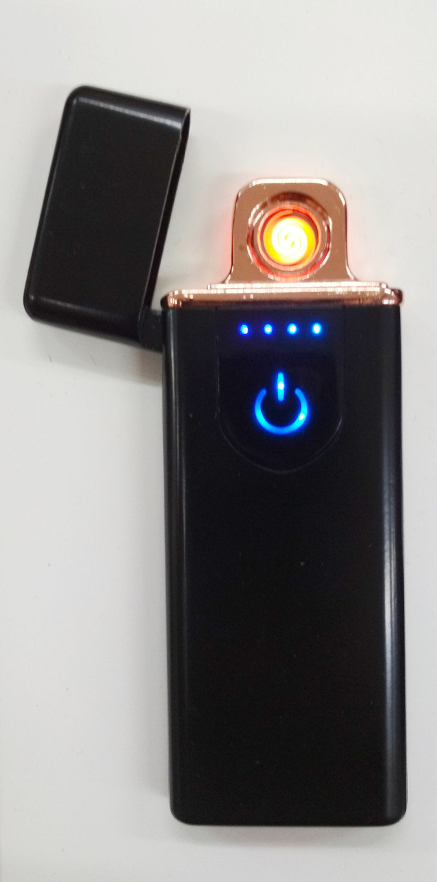 

Зажигалка сенсорная электроимпульсная Lighter 5448 с зарядкой от USB черная