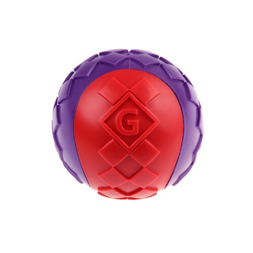 

Игрушка для собак мяч с пищалкой красно-фиолетовый BRONZEDOG GIGWI BALL Ø 8 см Bronzedog BGL-BND-2520