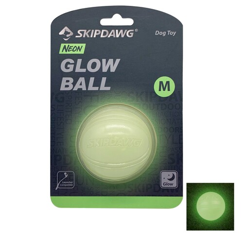 

Игрушка для собак светоотражающий мяч BRONZEDOG SKIPDAWG GLOW BALL 7 см Bronzedog BGL-BND-2589