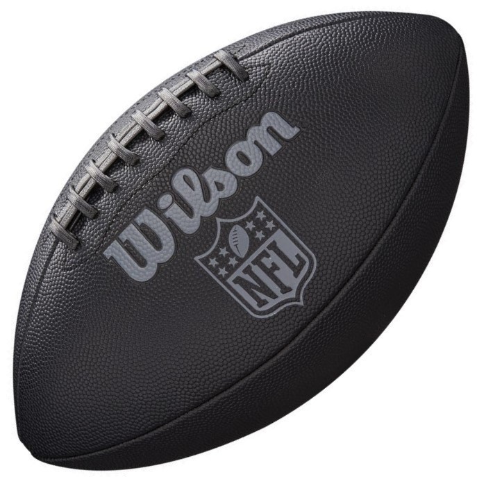 

Мяч для американского футбола Wilson NFL Jet Black Junior Size FB композитная кожа (WTF1847XB)