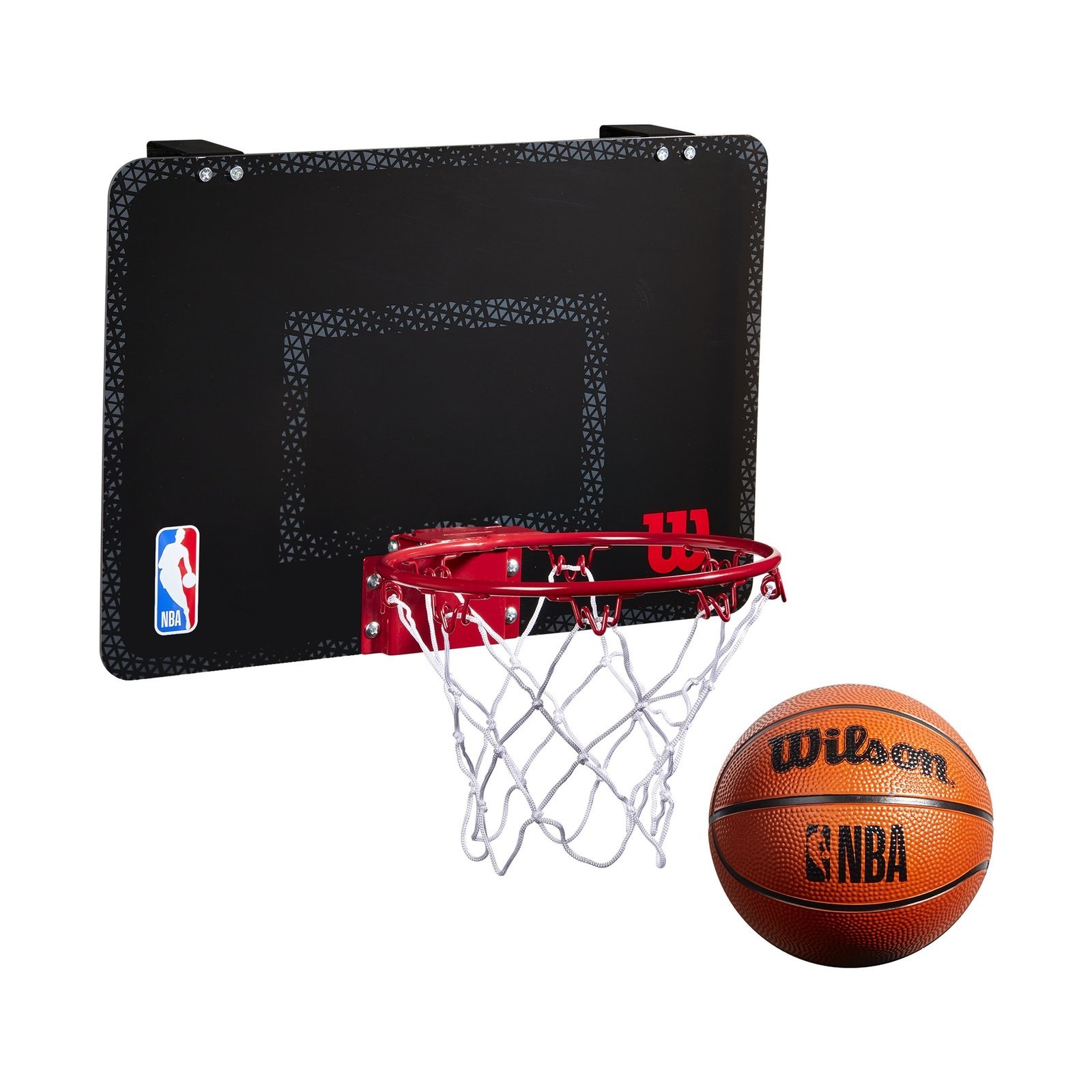 

Мини-щит баскетбольный Wilson NBA Forge Team Mini Hoop 45,7х27,9 см с кольцом и сеткой (WTBA3001FRGNB)