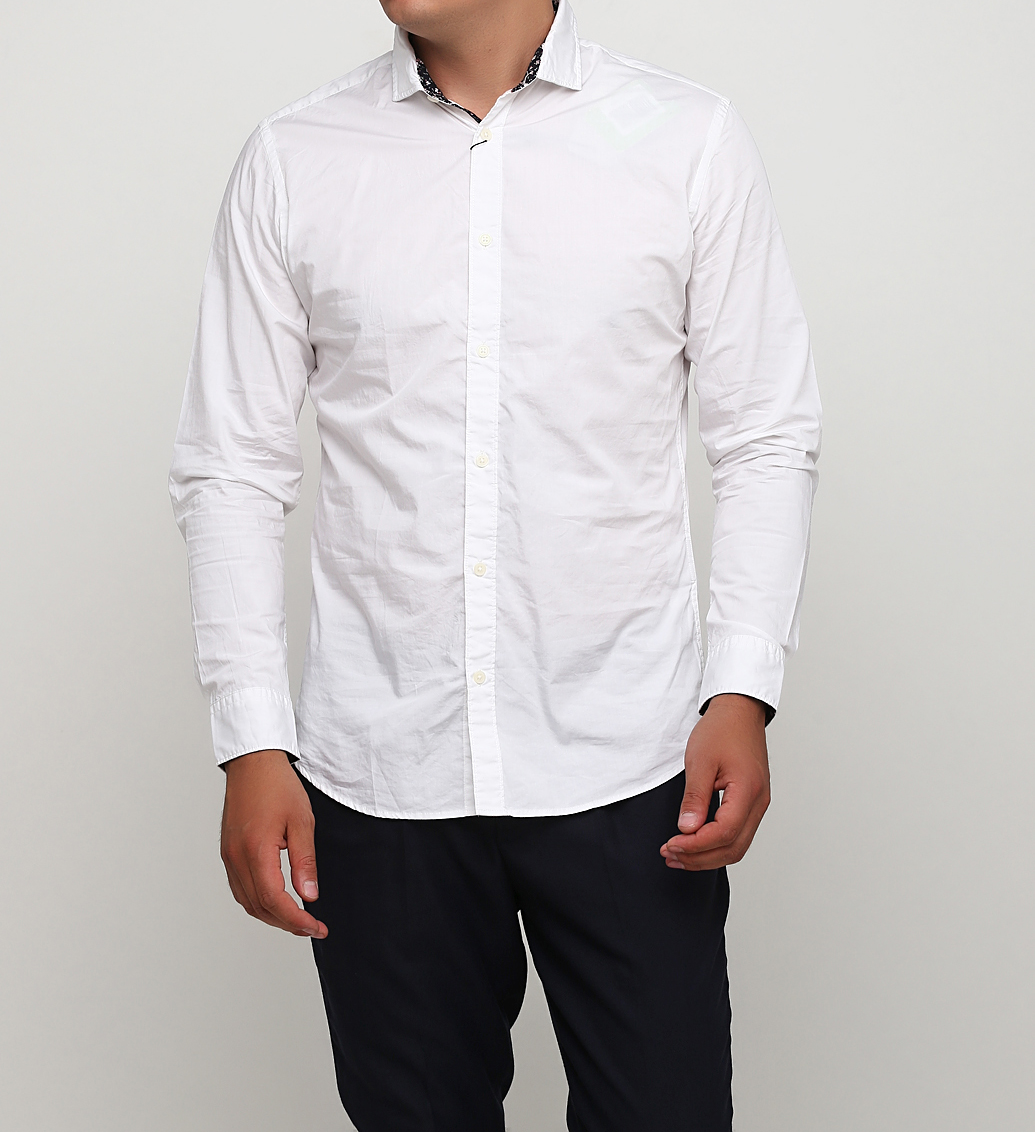 

Рубашка Selected 16066440-BRIGHT-WHITE L белый