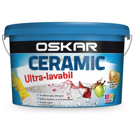 

Краска PPG OSKAR Ceramic Ultrawashable ( ППГ Оскар Керамик Ультрафошейбл ) 8.5 л с керомическими микросферами, водоразбавляемая, супер износостойкая, для ф