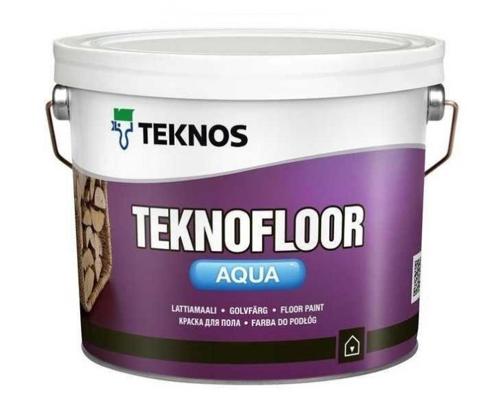 

Краска Teknos TEKNOFLOOR AQUA ( Текнос ТЕКНОФЛОР АКВА ) 2.7 л полуглянцевая, уретано-адкидная, для пола внутри помещений