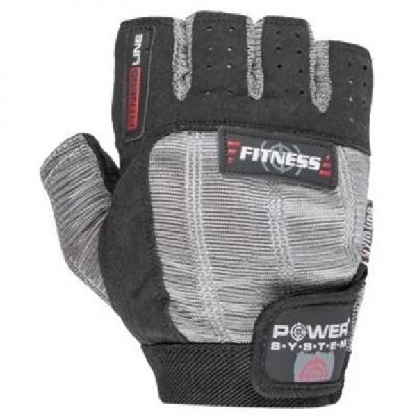 

Перчатки для фитнеса Power System Fitness PS-2300 S Grey/Black (PS-2300_S_Black-grey)