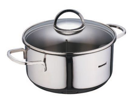 

Кастрюля из нержавеющей стали Bergner 4,7 л. BG-6294
