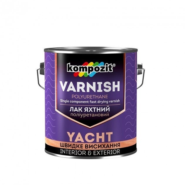 

Лак Kompozit YACHT ( Композит яхтенный ) 2.5 л уретано-алкидный