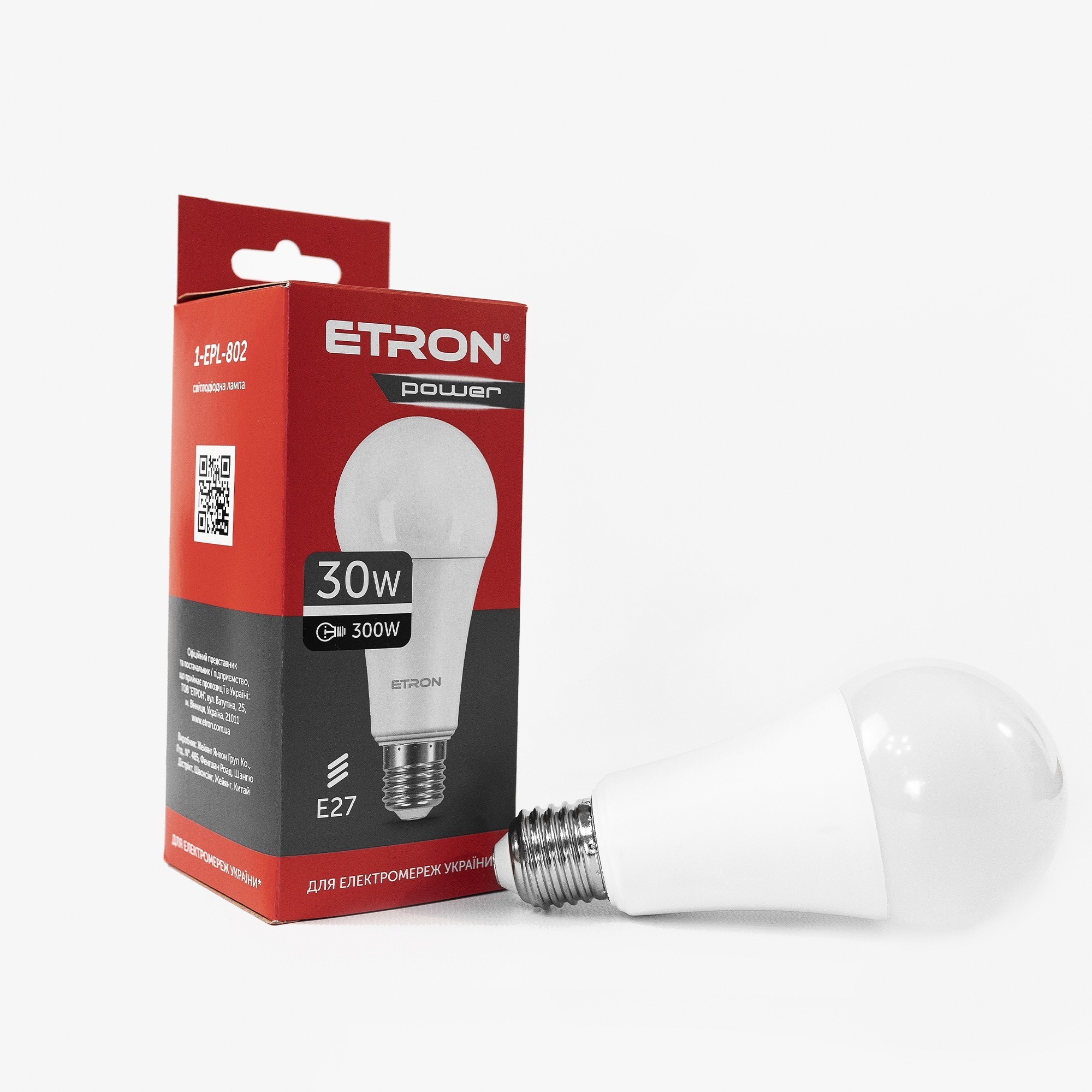 

LED лампа ETRON Power Light 1-EPL-802 A67 30W 4200K E27