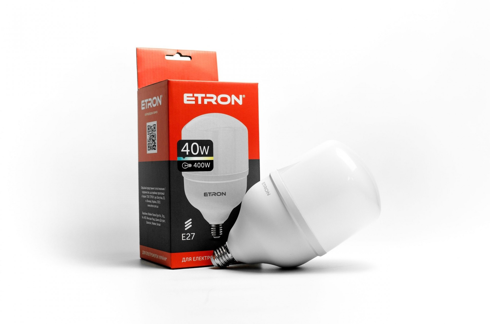 

LED лампа ETRON High Power 1-EHP-304 T120 40W 6500K 220V E27