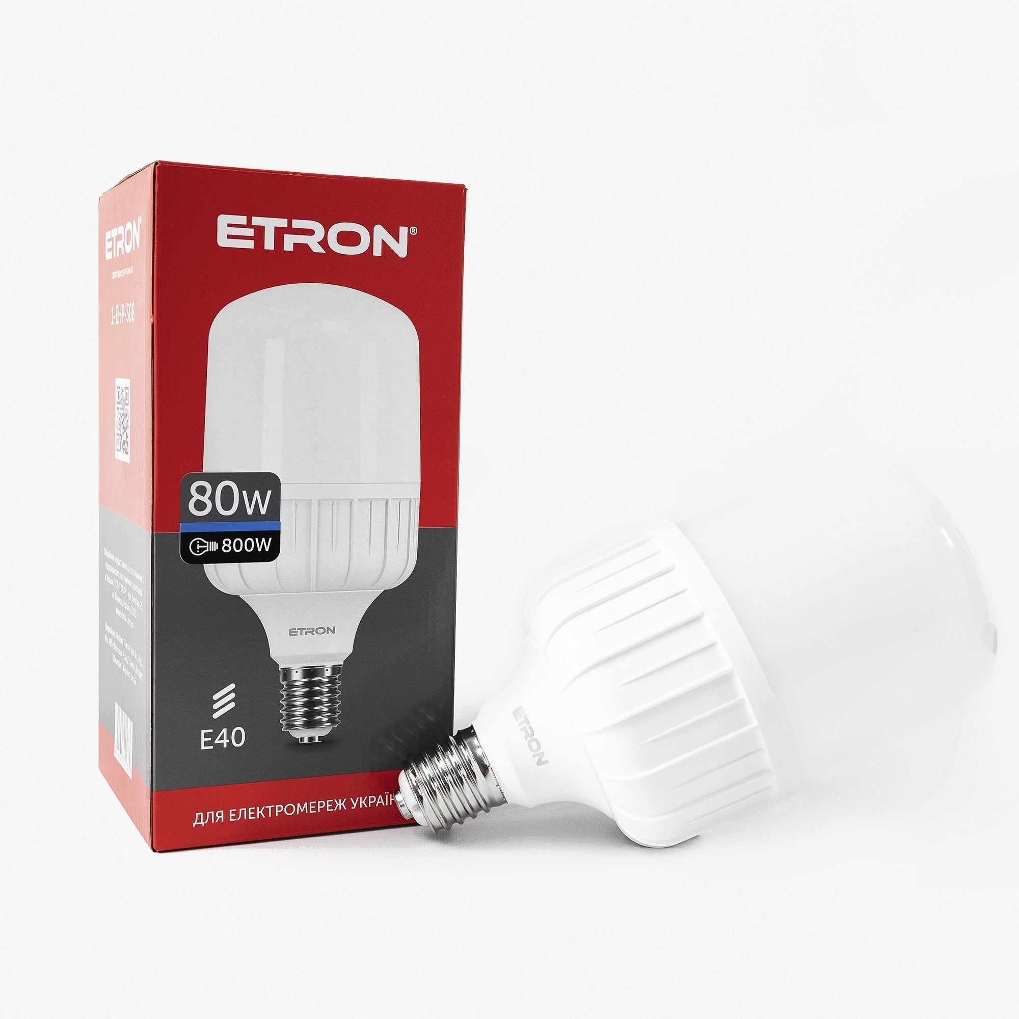 

LED лампа ETRON Light 1-EHP-308 T140 80W 6500K 220V E40