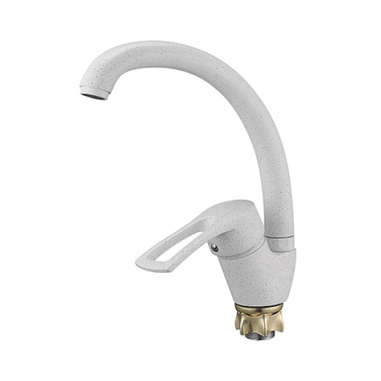 

Смеситель для кухни Wezer YUB4-181-WHITE белый