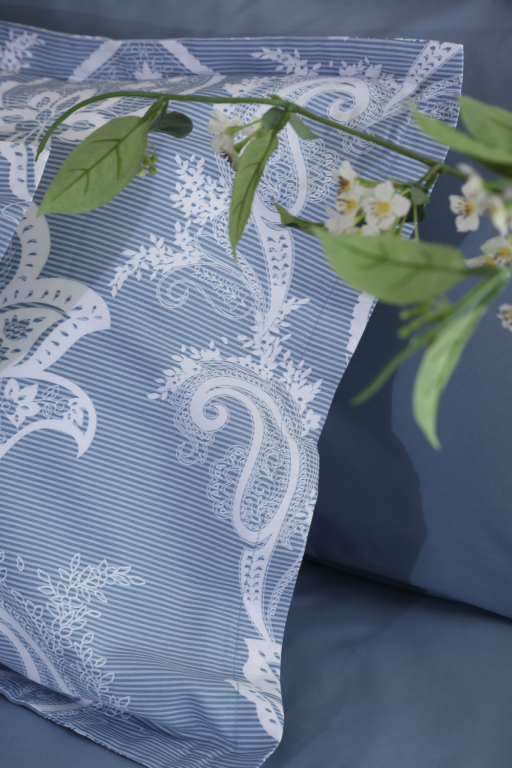 

Постельное белье Pavia Carlotte Indigo Евро турция, сатин