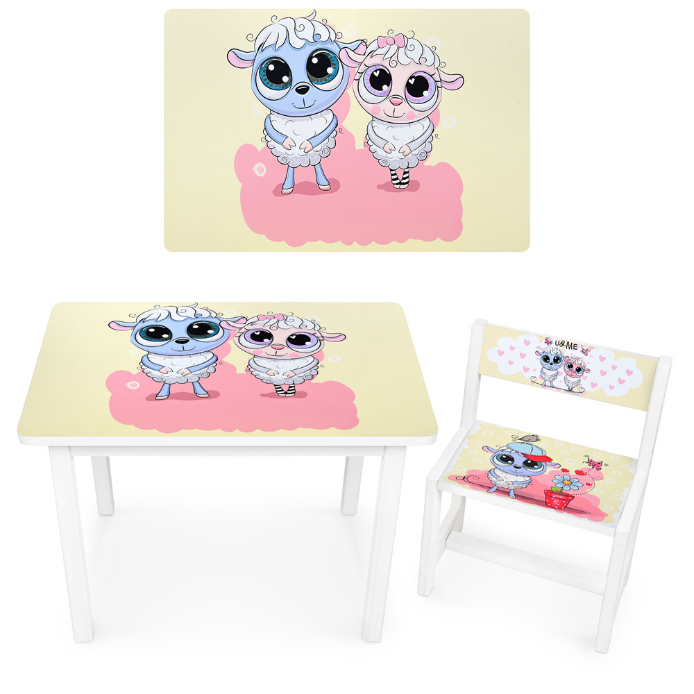 

Столик Bambi Овечки BSM1-02 Beige / Pink (BSM1-02)