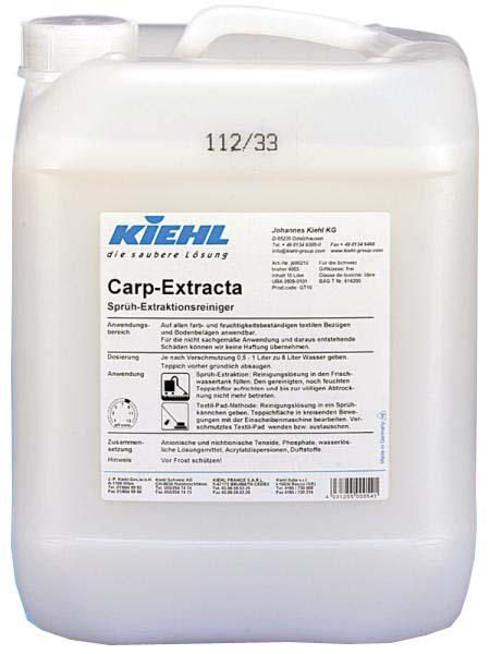 

Средство для глубокой чистки текстильных покрытий Carp-Extracta KIEHL 10 л (J 60 02 10)