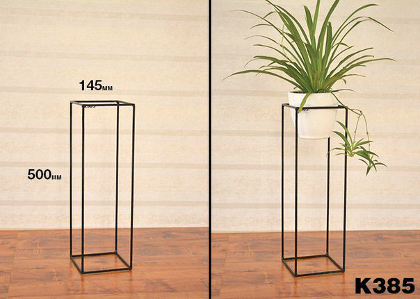 

Подставка под цветы k385 loft 50 см Черная 18025