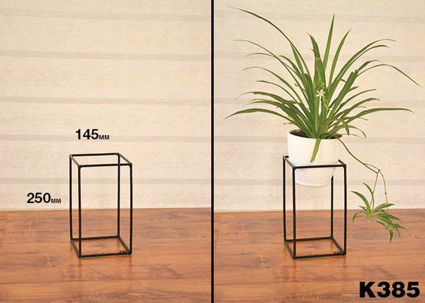 

Подставка под цветы k385 loft 25 см Черная 18024
