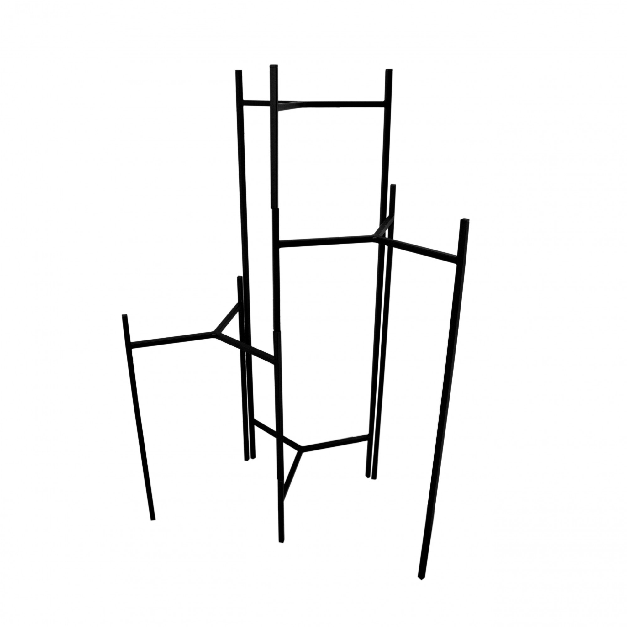 

Подставка для цветов разборная K385 loft 85 см черная
