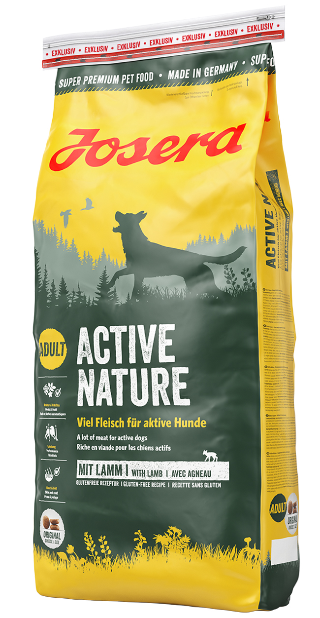 

Сухой корм для собак с мясом птицы и ягненка Active nature 15 кг Josera BGL-JO-53