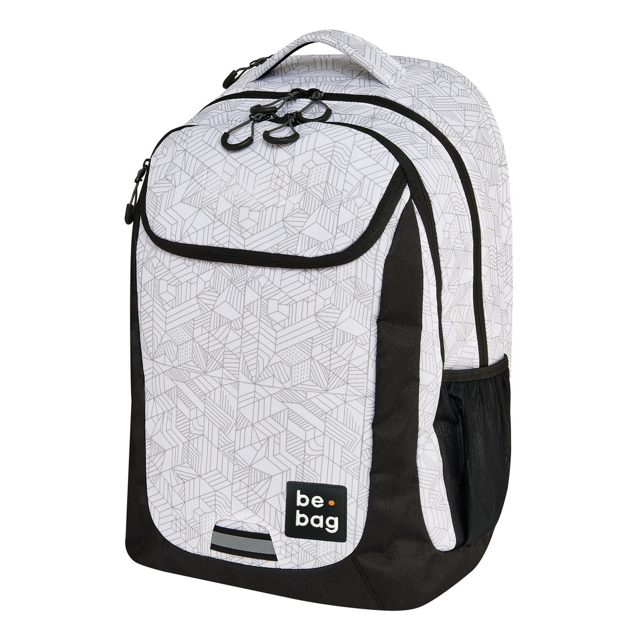 

Рюкзак Herlitz Be.Bag be.active Block by Block черно-белый