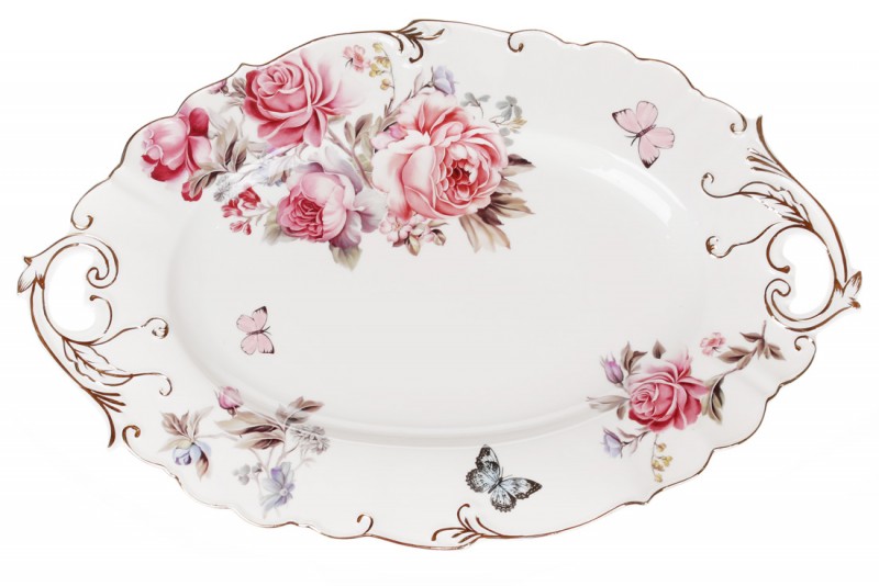 

Сервировочное фарфоровое блюдо Bon Версаль 572-105, 36см